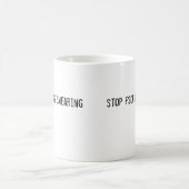 誓うことをfscking止めて下さい コーヒーマグカップ (中央)