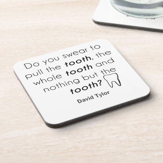 誓う？ コースター (左側)