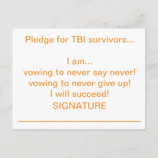 誓う… ポストカード (正面)