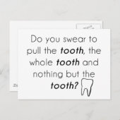 誓う？ ポストカード (正面/裏面)