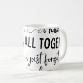 誓って一緒におもしろマグカップ コーヒーマグカップ (正面右)