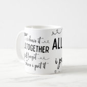 誓って一緒におもしろマグカップ コーヒーマグカップ (正面左)