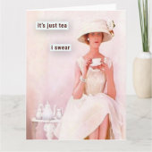 誓って言うお茶だ カード (正面)