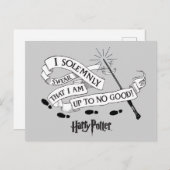 誓って誓って善を為さぬ インビテーションポストカード (正面/裏面)