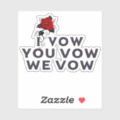 誓って誓って誓って誓う儀式の本のステッカー シール (シート)