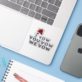 誓って誓って誓って誓う儀式の本のステッカー シール (ノートパソコンとiPhone)