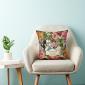 誓の更新ヴィンテージバラ パーソナライズされた クッション (椅子)