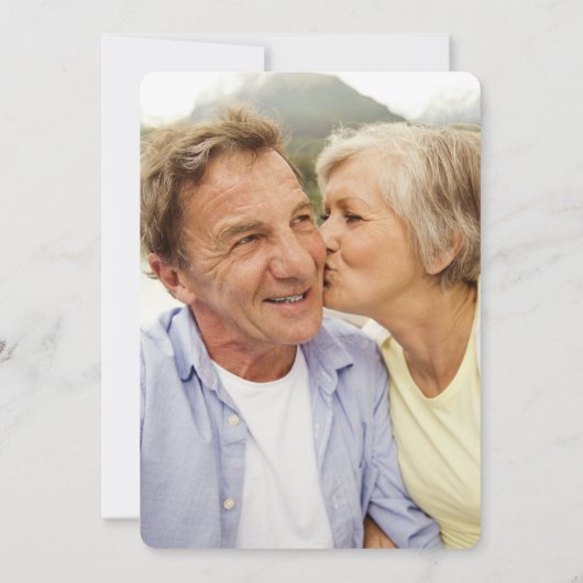 誓の更新2写真我々は再び白い文字結婚の 招待状 (裏面)