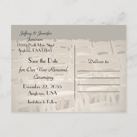 誓の書き換え式の椅子を保存する 案内ポストカード (裏面)