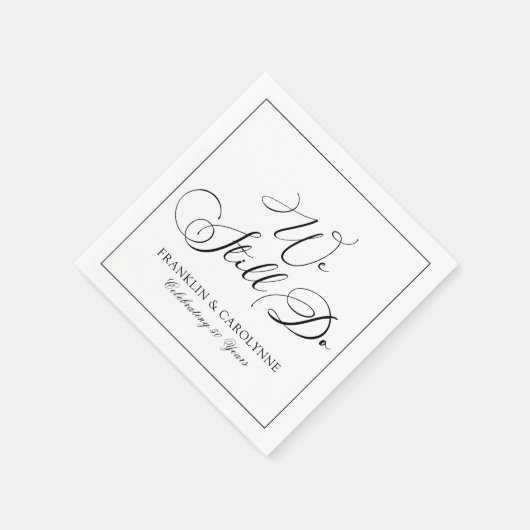 誓エレガントい更新記念日 スタンダードカクテルナプキン (角)