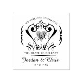 誓伝統的い木彫りスタンプ ラバースタンプ (インプリント)