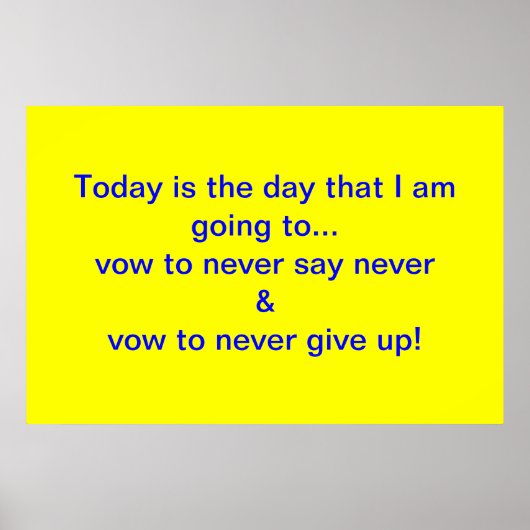 誓約する ポスター (正面)