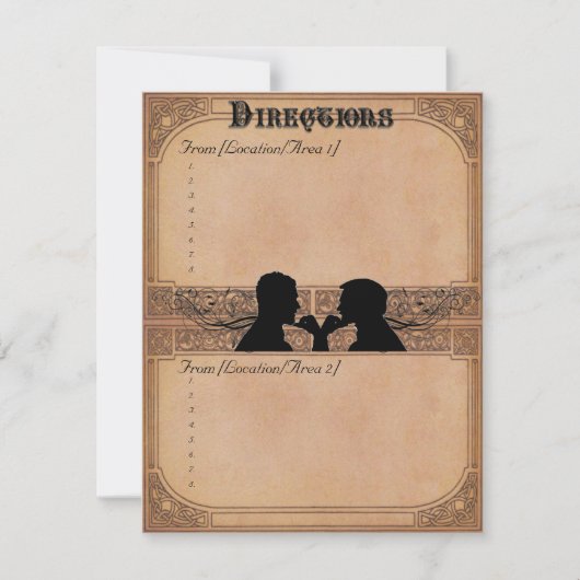 誓約式 カスタム ドライブ 説明 招待状 (正面)