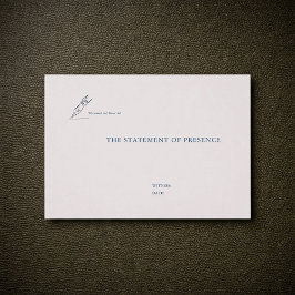 誓約式 非伝統的な結婚式 証人 名刺