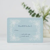 誓約更新の返信ラッピング - 繊細なコーナー 出欠カード (スタンド正面)