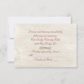 誓約更新結婚式の本 受付 招待状 (裏面)