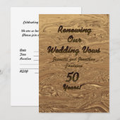 誓約更新 50周年 招待状 両面 (正面/裏面)