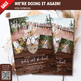 誓素朴更新婚約ブライダルシャワー写真 招待状