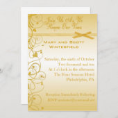 誓結婚い更新招待状 招待状 (正面/裏面)