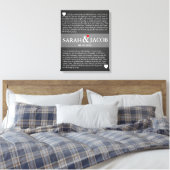 誓結婚キャンバス版記念記念品 キャンバスプリント (インサイチュ (寝室))