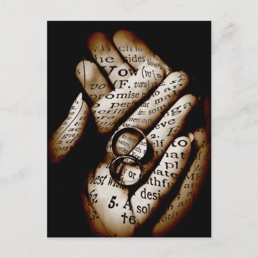 誓願の定義 ポストカード (正面)