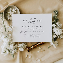 誓願の更新式結婚式招待状カードS102 セーブザデート