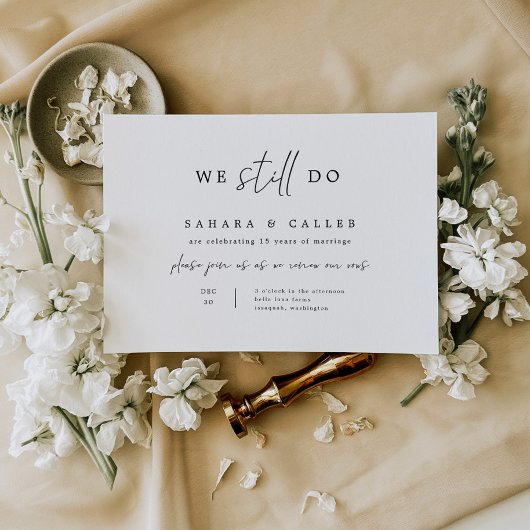 誓願の更新式結婚式招待状カードS102 セーブザデート