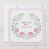 誓願リニューアル式水彩バラリース 招待状 (正面)