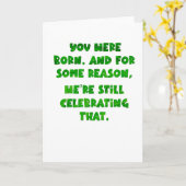 誕生おめでとう、名無しのカード カード (黄色い花)