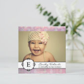 誕生お洒落日パモダンーティーの招待 招待状 (スタンド正面)