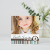 誕生お洒落日パーティーの招待 招待状 (スタンド正面)