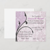 誕生かわいらし日パーティーの招待 招待状 (正面/裏面)