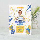 誕生すごい日パーティーの写真 招待状 (スタンド正面)