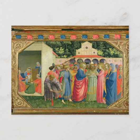 誕生とヴァージンの結婚 ポストカード (正面)