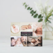 誕生のお知らせありがとうございました写真集 ポストカード (スタンド正面)