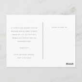 誕生のお知らせの写真はがき ポストカード (裏面)