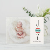 誕生のお知らせクリスマスカード シーズンカード (スタンド正面)