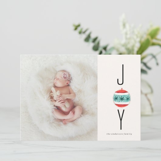 誕生のお知らせクリスマスカード シーズンカード (スタンド正面)