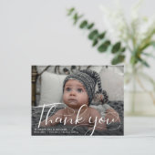 誕生のお知らせ&ありがとうはがき ポストカード (スタンド正面)