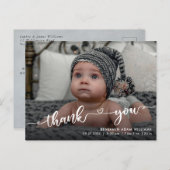 誕生のお知らせ&ありがとうはがき ポストカード (正面/裏面)