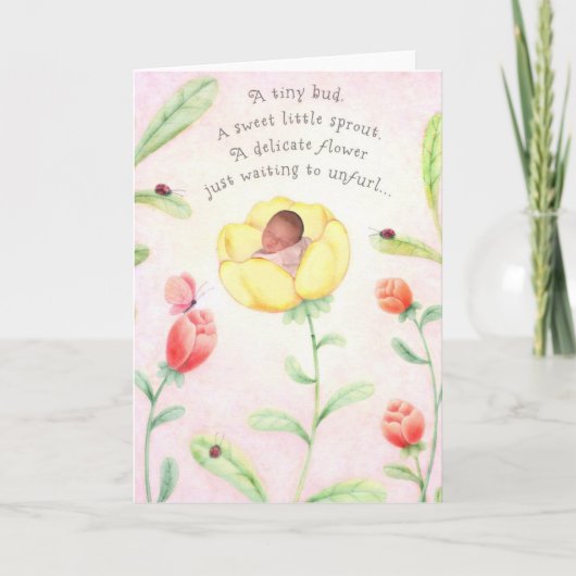 誕生のお知らせ 案内状 (正面)