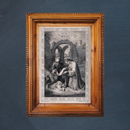 誕生のキリスト教クリスマス出生シーン ポスター