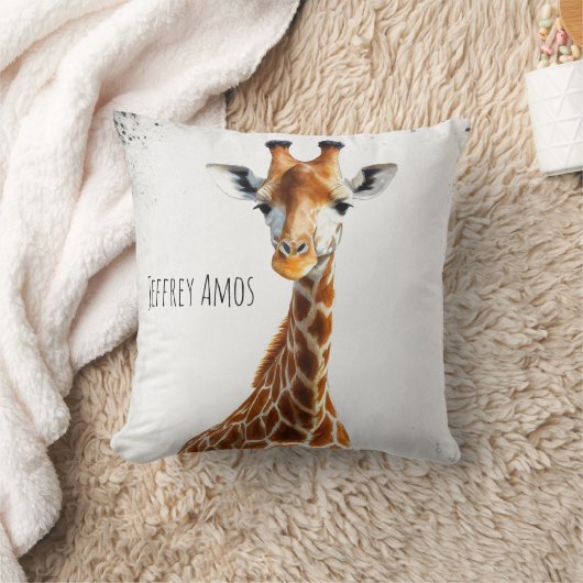 誕生のキリン クッション (ブランケット)