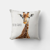 誕生のキリン クッション (正面)