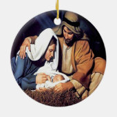 誕生のクリスマス装飾 セラミックオーナメント (裏面)