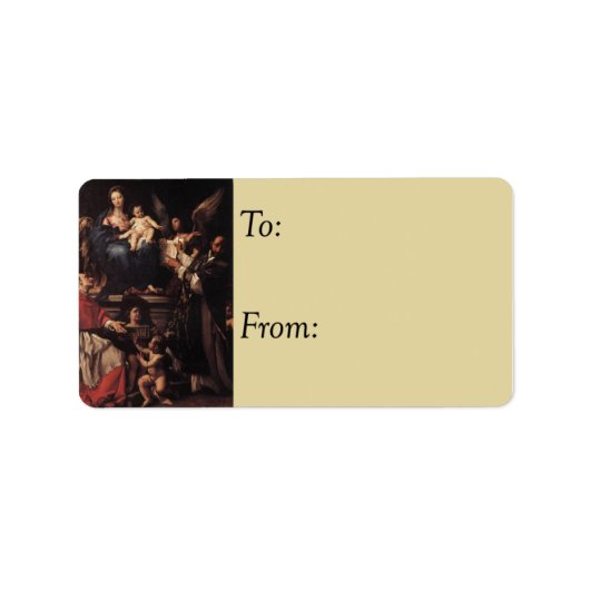 誕生のヴィンテージギフトラベル ラベル (正面)