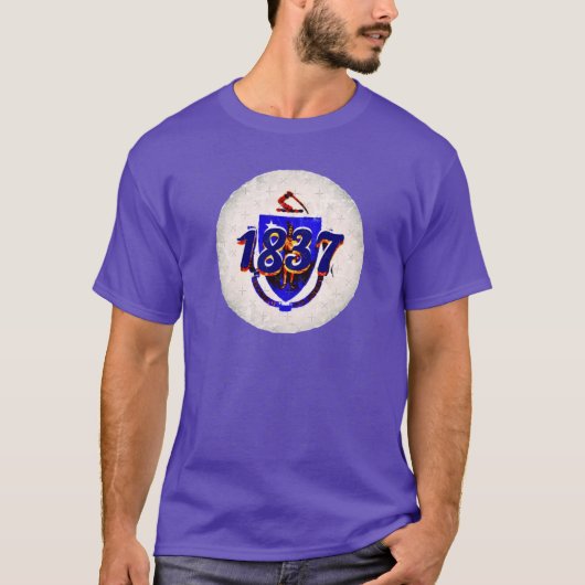 誕生の年マサチューセッツ州州の特大 Tシャツ (正面)