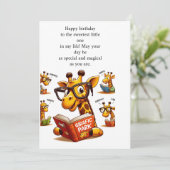 誕生の日願いカードとギラ読フィーの本 招待状 (スタンド正面)