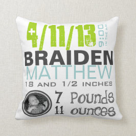 誕生の枕 クッション