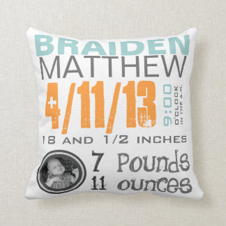 誕生の枕 クッション